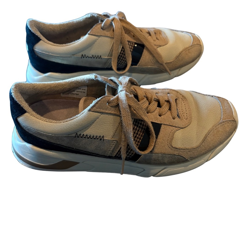 Gola Beige and Black Women's Sneakers
